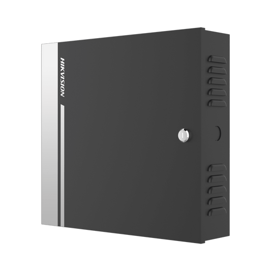 Controlador de Acceso para 1 Puerta y 2 Lectores Wiegand o RS485 / Incluye Gabinete y Fuente de AlimentaciÃ³n 12Vcc/8A / Soporta BaterÃ­a de Respaldo /  Wiegand y RS-485 / 10,000 Tarjetas