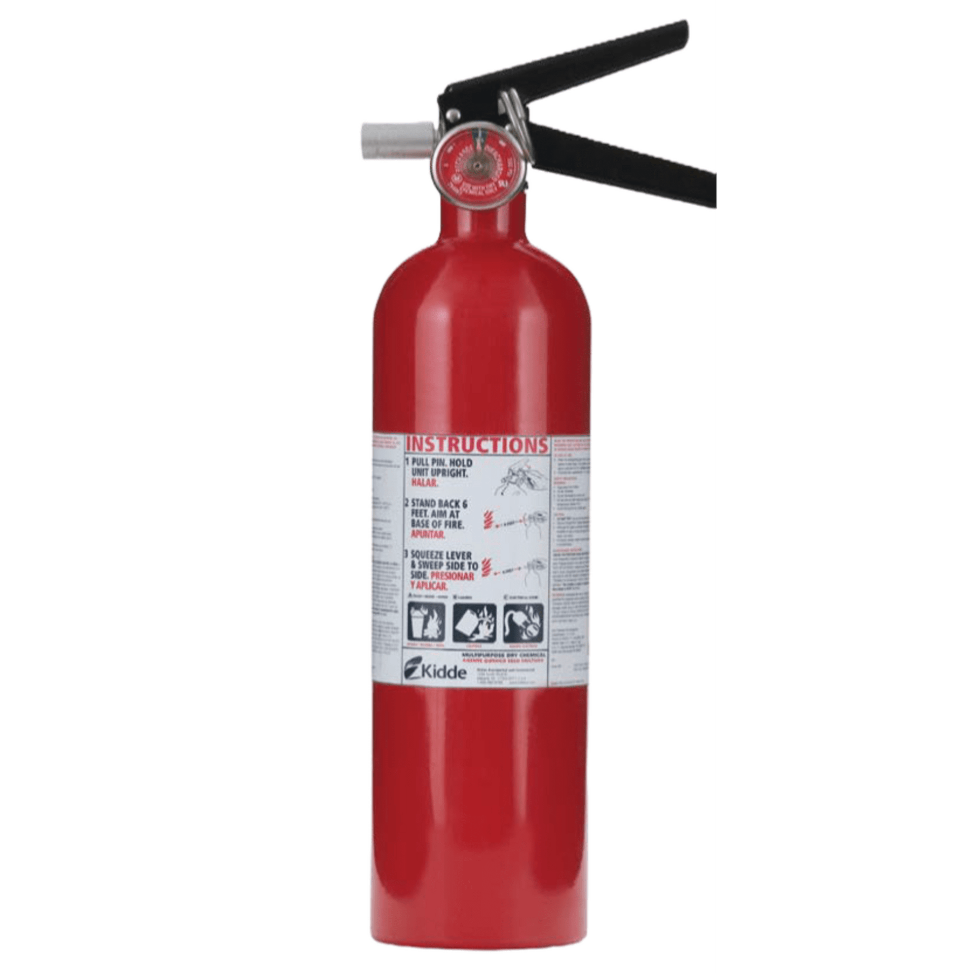 Extintor Recargable de Polvo QuÃ­mico Seco | Fuegos Clase A, B y C | Talleres y Garaje | Paquete con 6