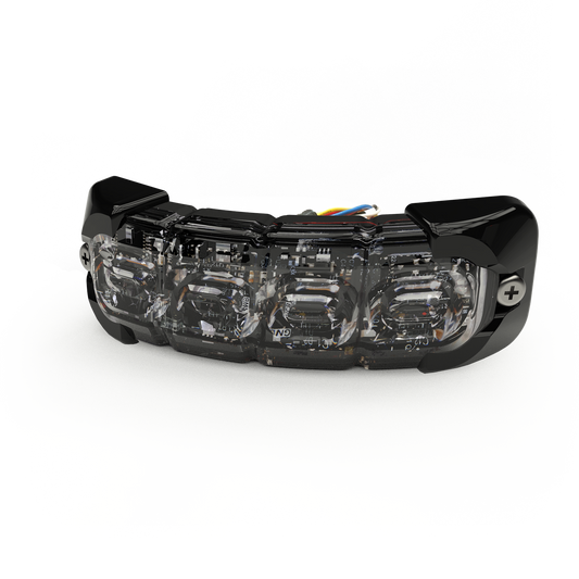 Luz perimetral , 8 LED Ultra Brillantes, Dual Color Azul / Claro