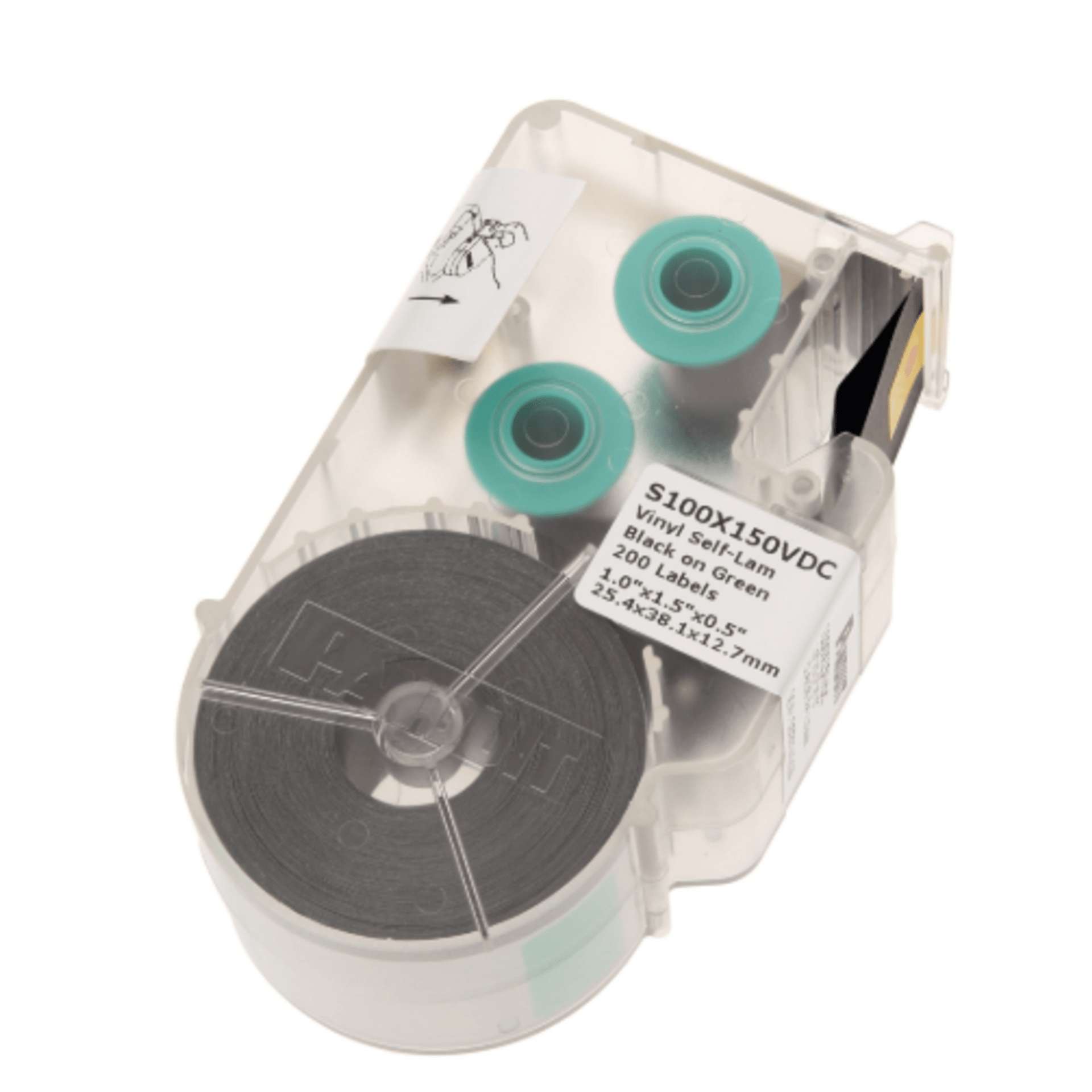 Casete de Etiqueta Auto-laminada para cableado de redes de cobre, fibra Ã³ptica o elÃ©ctrico, 200 etiquetas