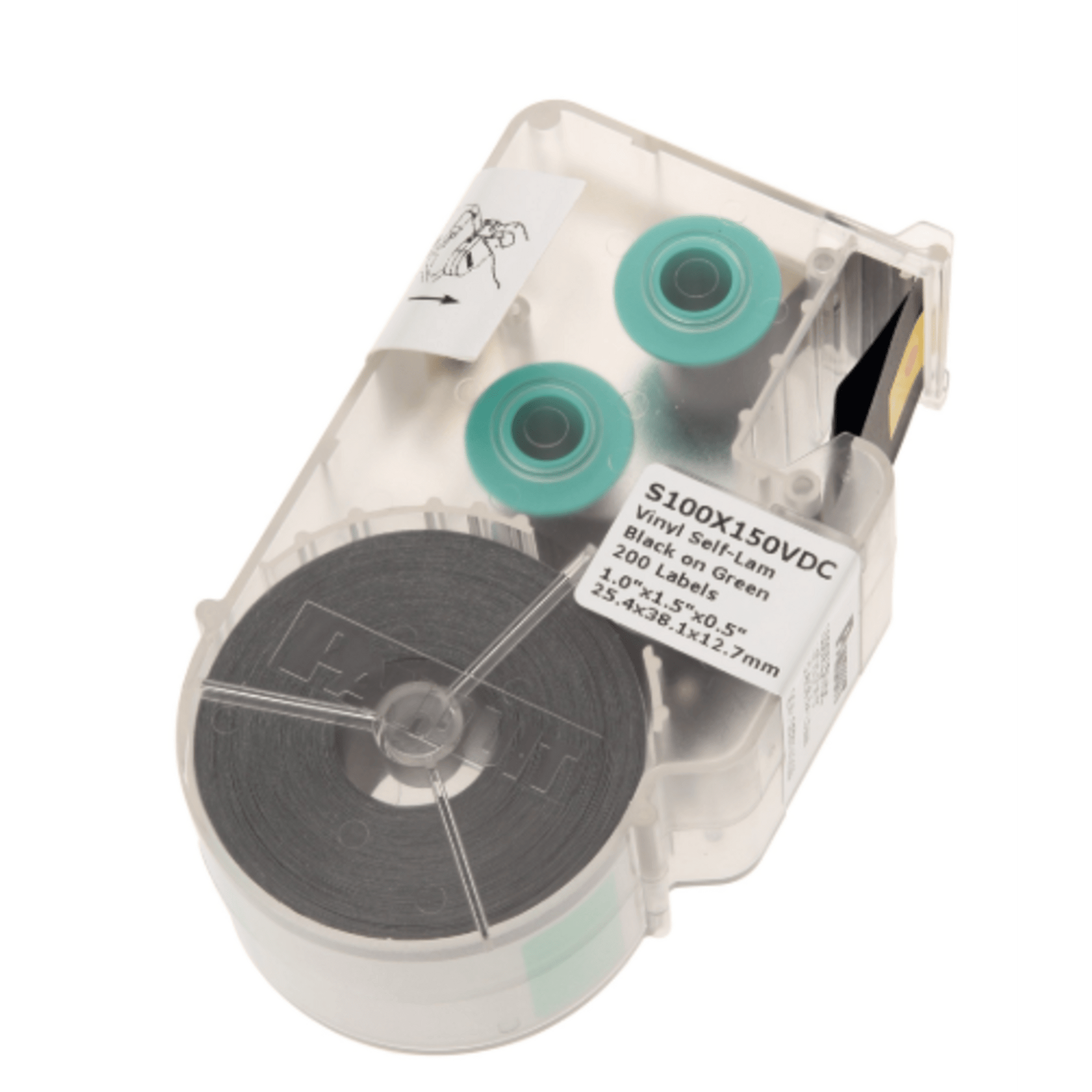 Casete de Etiqueta Auto-laminada para cableado de redes de cobre, fibra Ã³ptica o elÃ©ctrico, 200 etiquetas