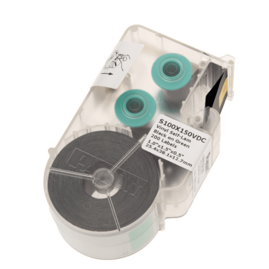 Casete de Etiqueta Auto-laminada para cableado de redes de cobre, fibra Ã³ptica o elÃ©ctrico, 200 etiquetas