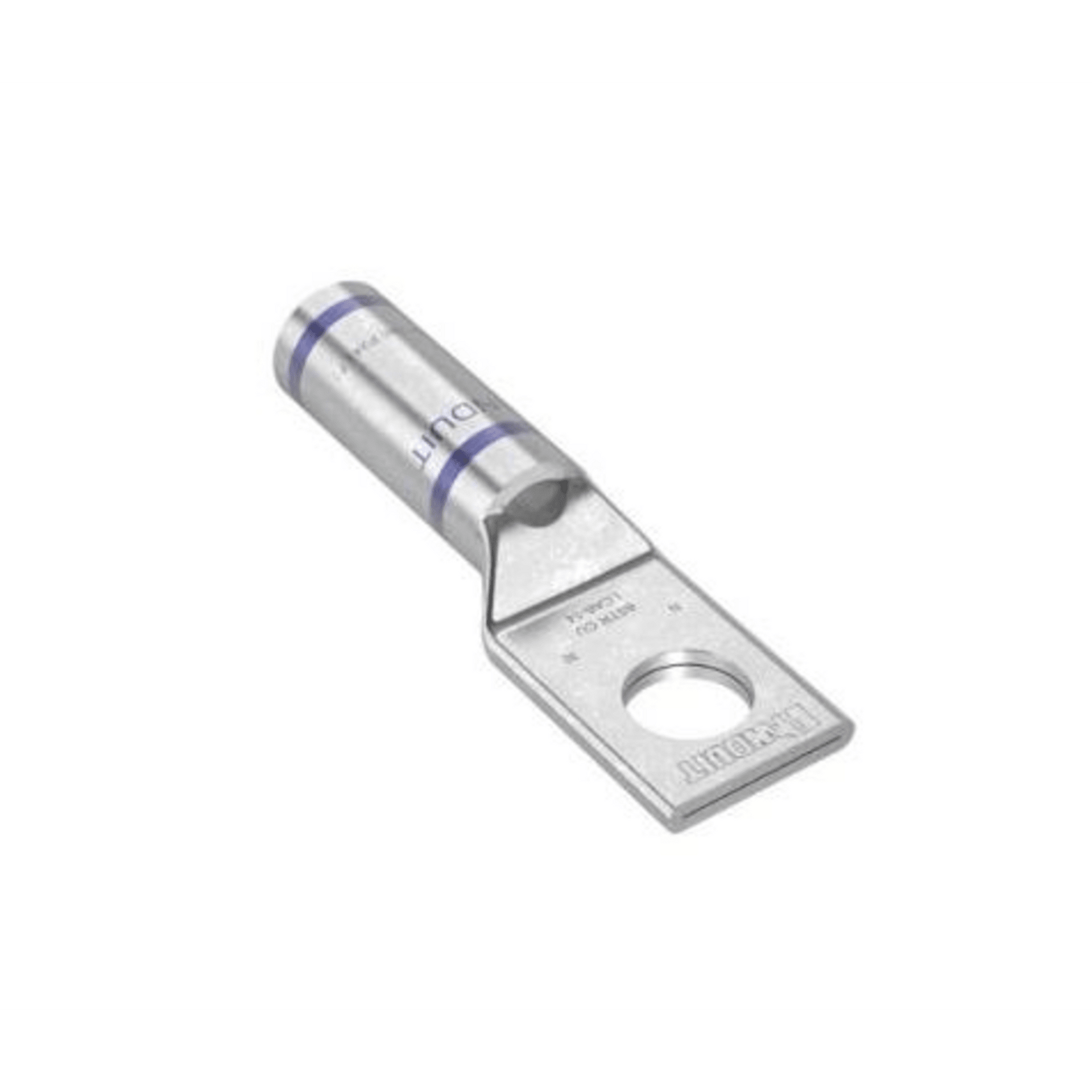 Zapata de compresiÃ³n LCA6-14-L, para cal. 6 Awg, Barreno para tornillo prisionero de 1/4, 1 Pz