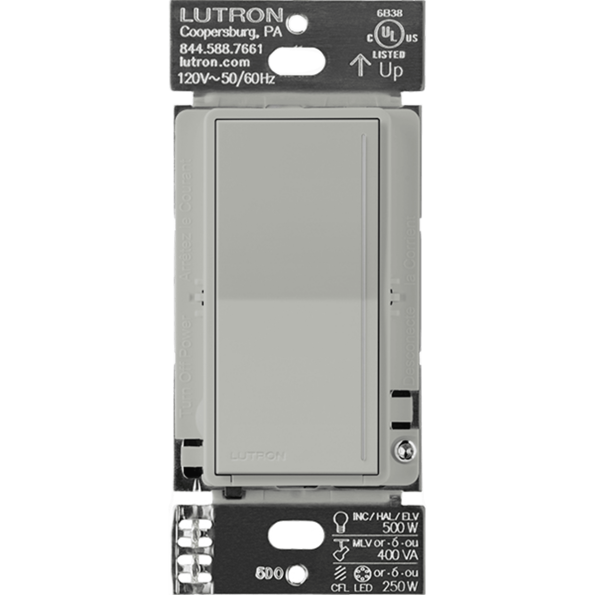 (RadioRa3) )Atenuador (dimmer) Auxiliar de pared, compaÃ±ero de atenuadores multilocaciÃ³n. Usar en 3 vÃ­as o escalera.