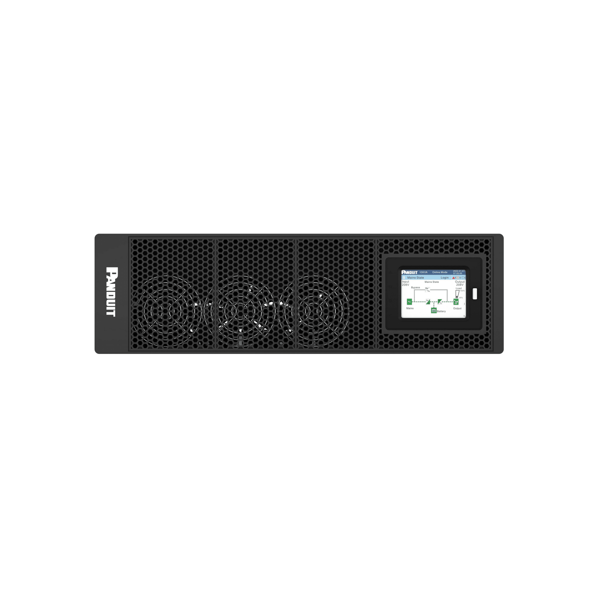 UPS SmartZone de 10000 VA/10000 W, Online Doble ConversiÃ³n, Entrada 208/240 Vca Con Terminal L1+L2+G, Onda Senoidal Pura, 6 UR, Con 2 Tomas NEMA L6-30R y Terminal L1+L2+G