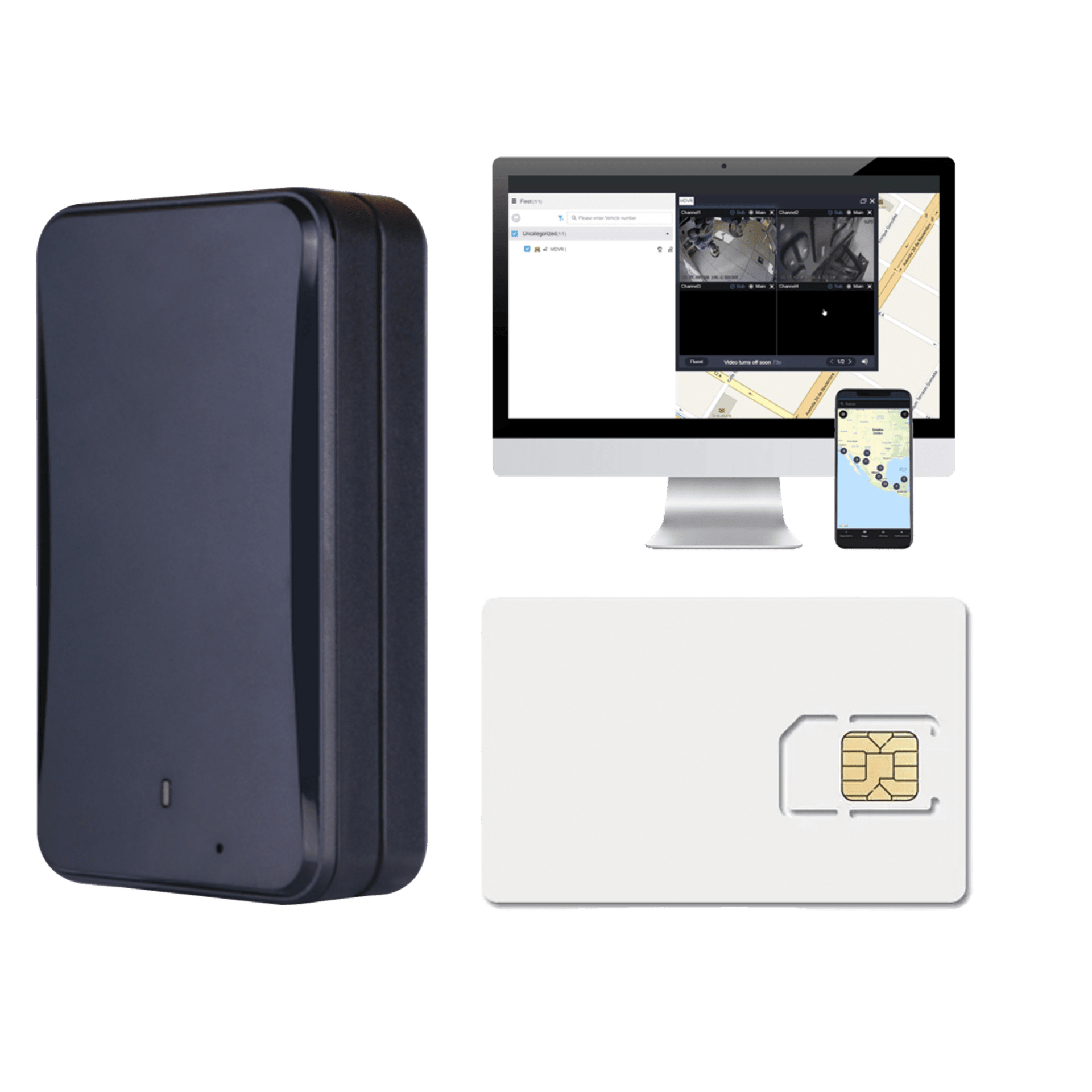 KIT Rastreador vehicular magnÃ©tico / Especial para contenedores u oculto en vehÃ­culo / baterÃ­a de larga duraciÃ³n / incluye una licencia anual para plataforma EPCOMGPSCODE y SIM500MB2Y