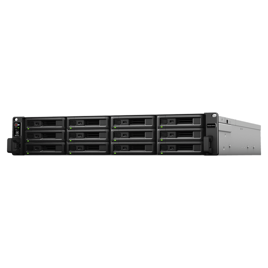 Servidor de Almacenamiento Synology RackStation RS3621RPxs | 12 BahÃ­as | Procesador Intel Xeon D-1531 de 6 NÃºcleos | 8 GB DDR4 ECC | Expandible a 36 BahÃ­as | EnergÃ­a Redundante | Compatible con VirtualizaciÃ³n y RAID.