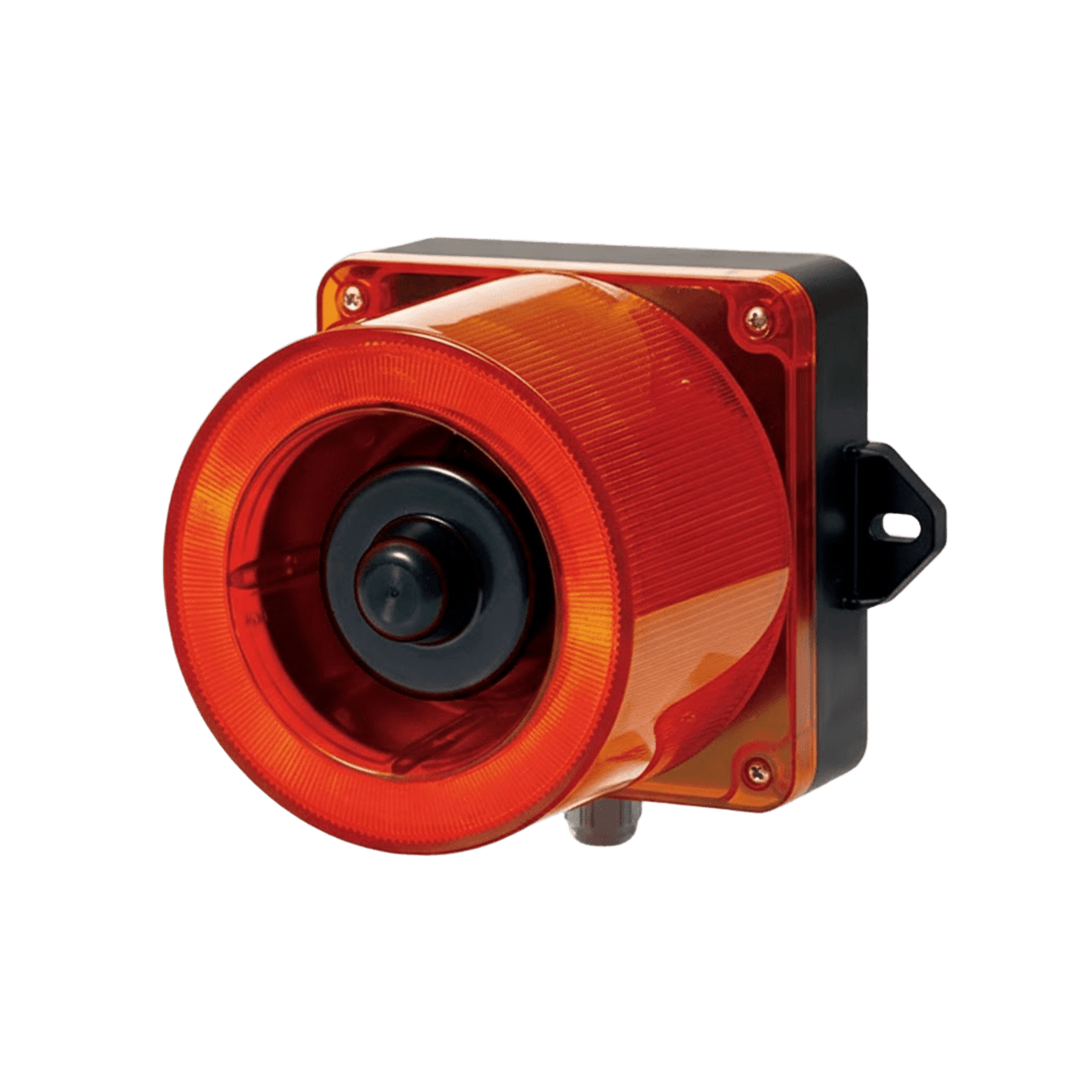 Combinacion de baliza LED color Rojo y sirena electrÃ³nica de 31 tonos resistente a la intemperie de volumen mÃ¡x. 123 dB a 12-24 VCD