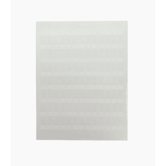 Hojas con 1000 Etiquetas Poliofina para Impresora LÃ¡ser/InyecciÃ³n de Tinta, Ancho 96.3mm x Alto 7.6mm, Color Blanco