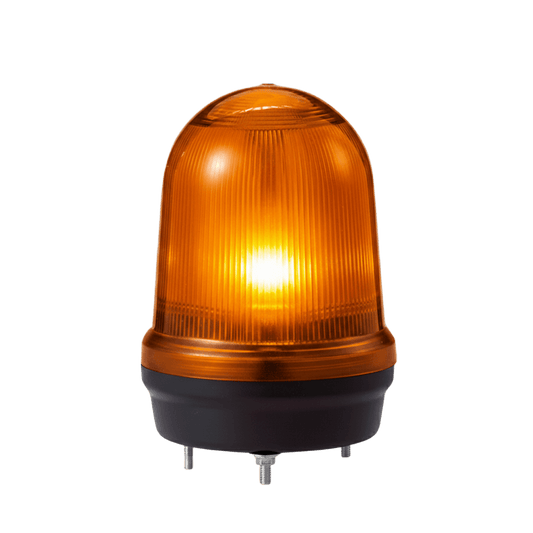 LED con patrones fijo/intermitente, estroboscÃ³pico y simulaciÃ³n rotatorio, Color Ãmbar de 110-240 VCA