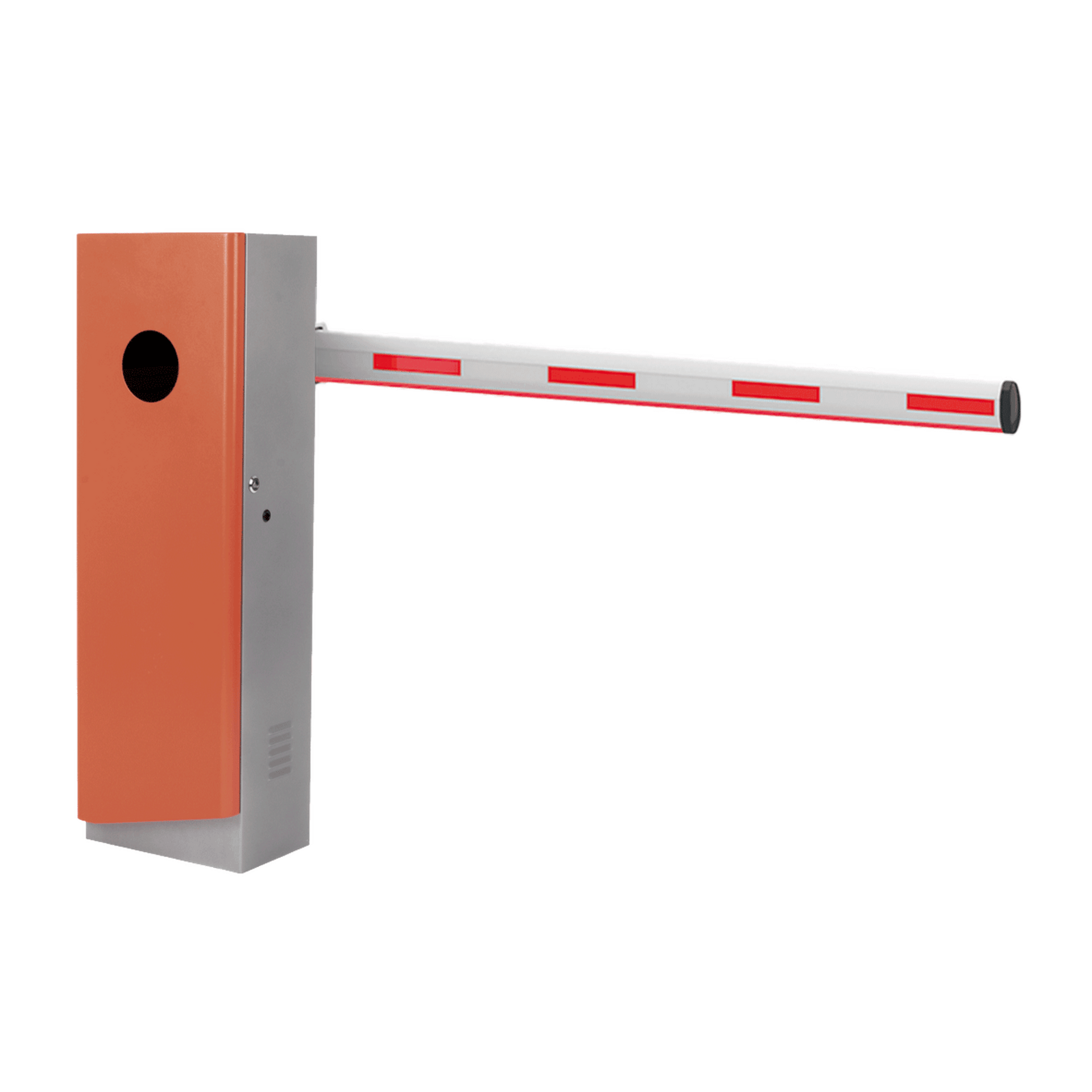 Kit de Barrera Vehicular Brushless Con Gabinete Semaforizado y Brazo Iluminado de 5 Metros / Tiempo de Apertura Configurable de 3 a 6 Segundos / Sentido de Barrera Ajustable en Sitio