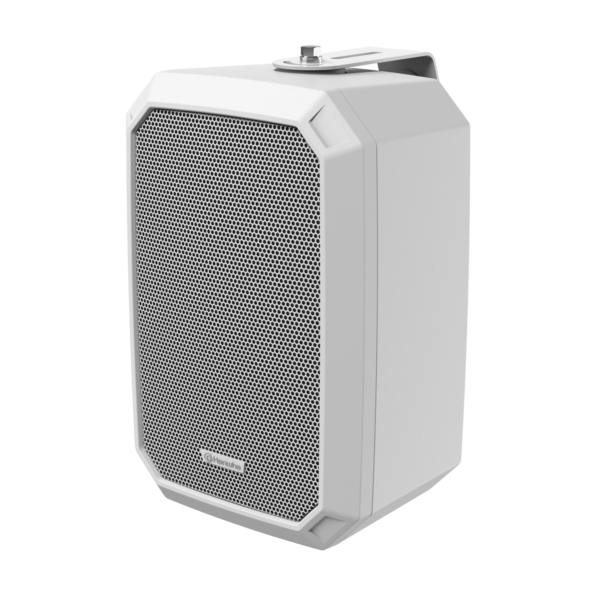 Altavoz IP Para instalacion en pared / Amplificador integrado 10W / PoE+ / Para integración con sistema Hanwha / IP66 / SIP, IPv4, HTTP, DNS, NTP, TCP, UDP, ARP, NDAA.