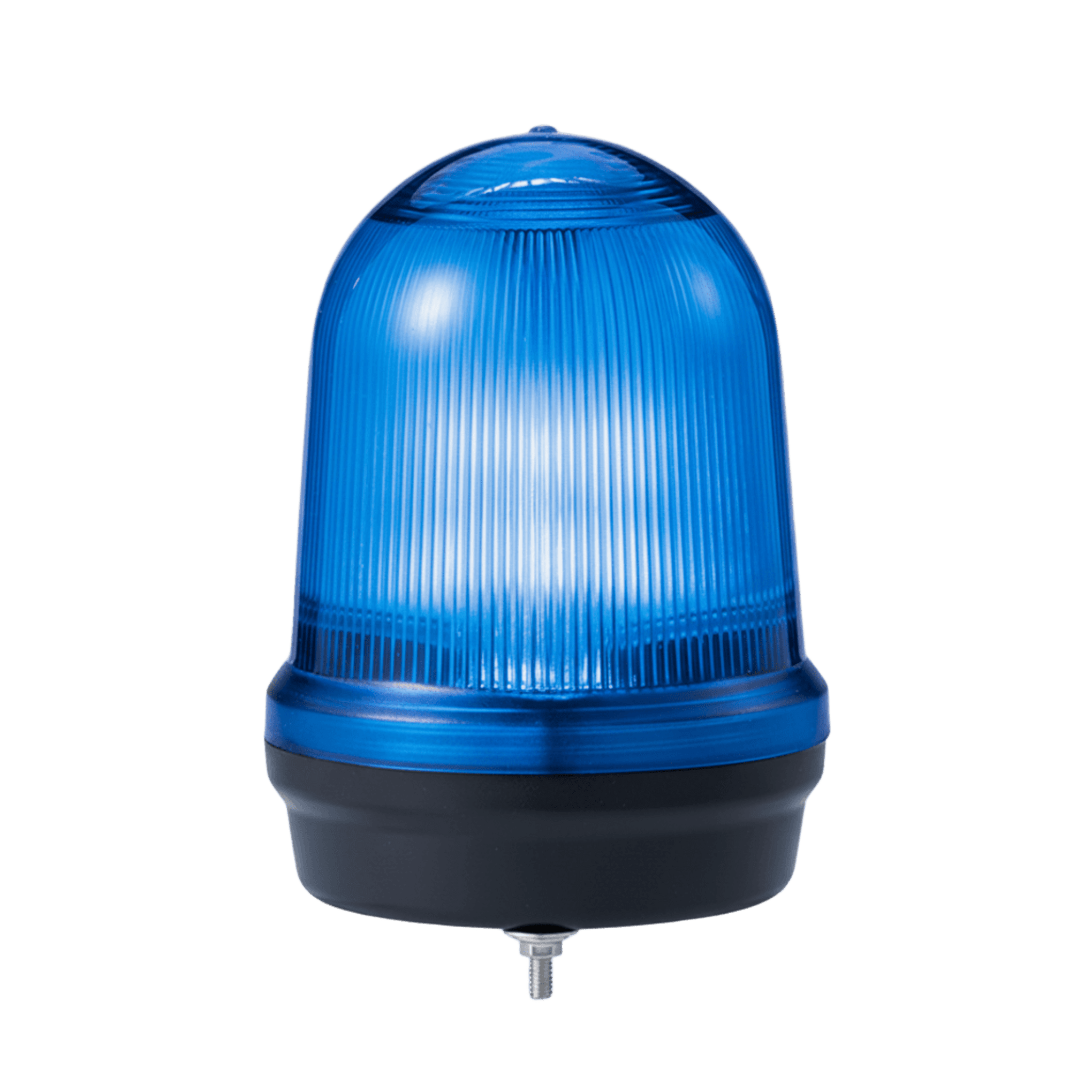 LED con patrones fijo/intermitente, estroboscÃ³pico y simulaciÃ³n rotatorio, Color Azul de 110-240 VCA