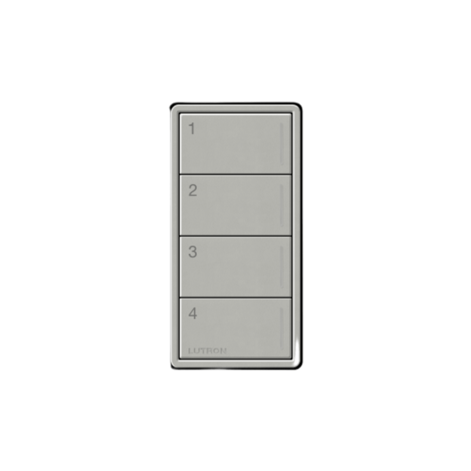 (RadioRa3) Botonera Sunnata Negro 4 escenas para Radio RA3, programe escenas diferentes en cada botÃ³n.