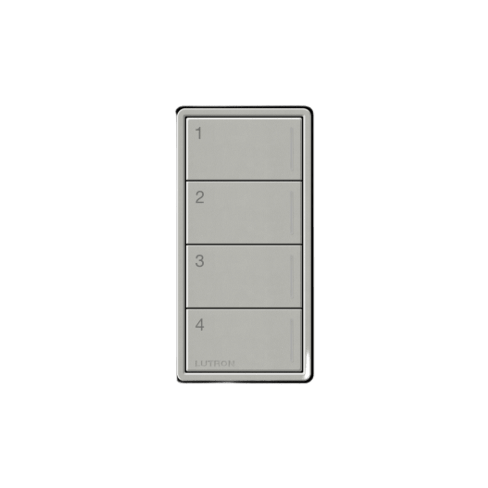 (RadioRa3) Botonera Sunnata Negro 4 escenas para Radio RA3, programe escenas diferentes en cada botÃ³n.