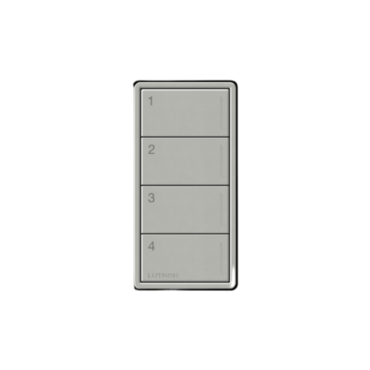 (RadioRa3) Botonera Sunnata Negro 4 escenas para Radio RA3, programe escenas diferentes en cada botÃ³n.