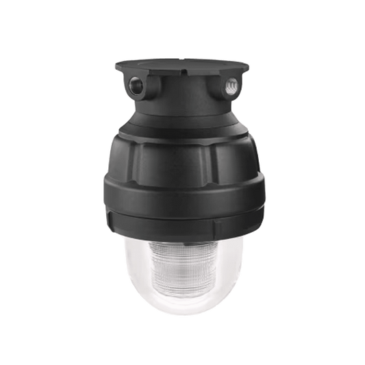Luz de advertencia LED a prueba de explosiÃ³n adecuado para su uso en Clase I, Div. I, Grupos C y D; Clase I, Div. 2, Grupos A, B, C y D; Clase II, Div. 1, Grupos E, F y G; Clase III, color Claro, 24VCD