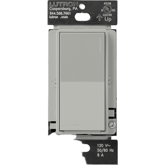 (RadioRA3) Apagador Auxiliar de pared, compaÃ±ero de apagadores multilocaciÃ³n. Usar en 3 vÃ­as o escalera. Color blanco.