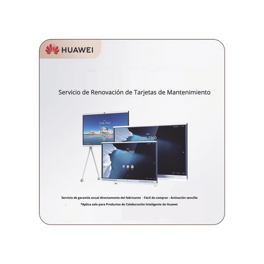 Tarjeta de Servicio de Mantenimiento HiCare RFR por un aÃ±o para IdeaHub IHB2-65PU, IHB3-65SA y IHB2-65PB