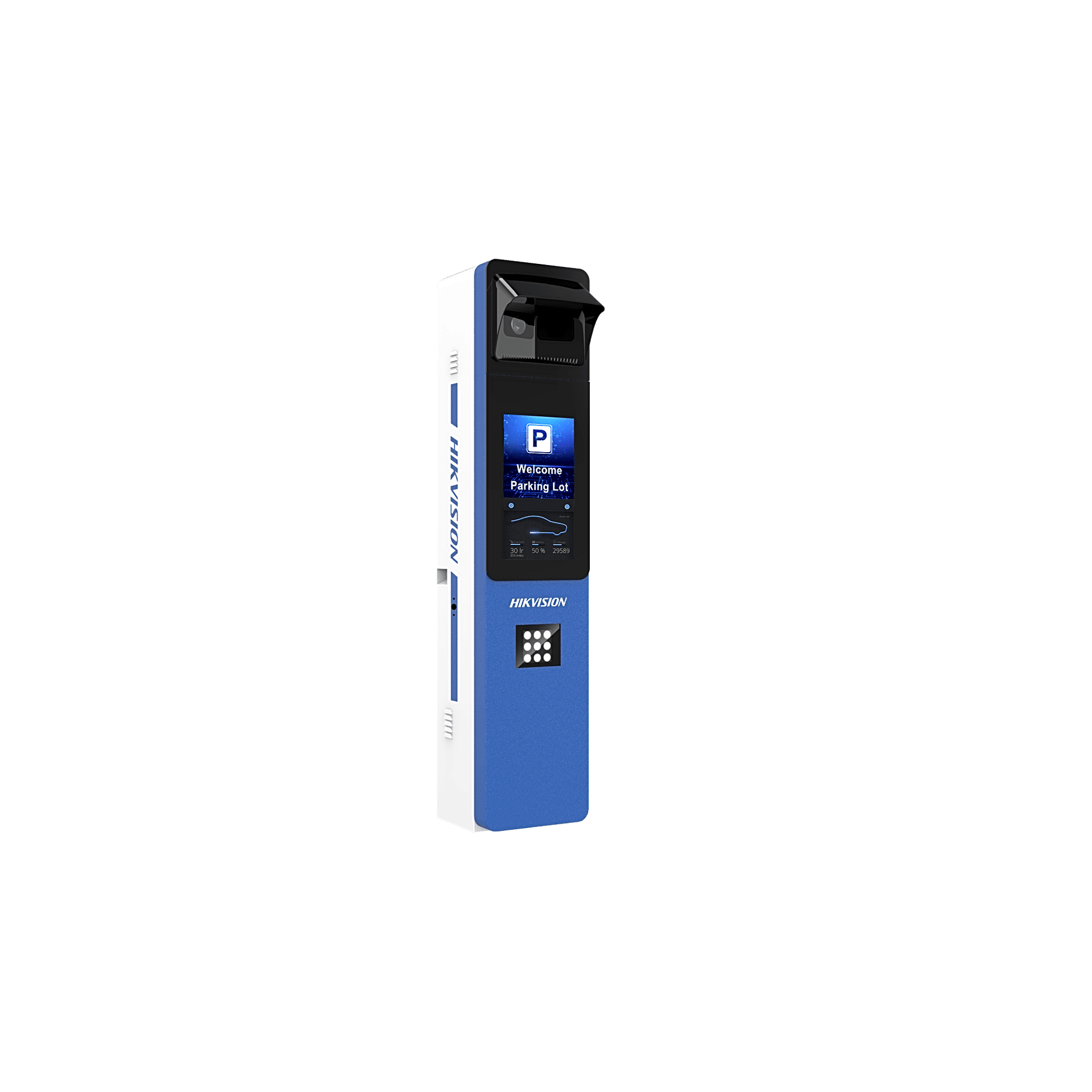 Gestor de Entrada y Salida Todo en Uno DS-TMC403-EM/L / CÃ¡mara 4 MP (2688 Ã 1520) / Pantalla LCD 15.6 Pulgadas / 9 Luces LED / ProtecciÃ³n IP45 / Control Remoto / Modo Anti-Seguimiento de VehÃ­culos / Funcionamiento en -30 Â°C