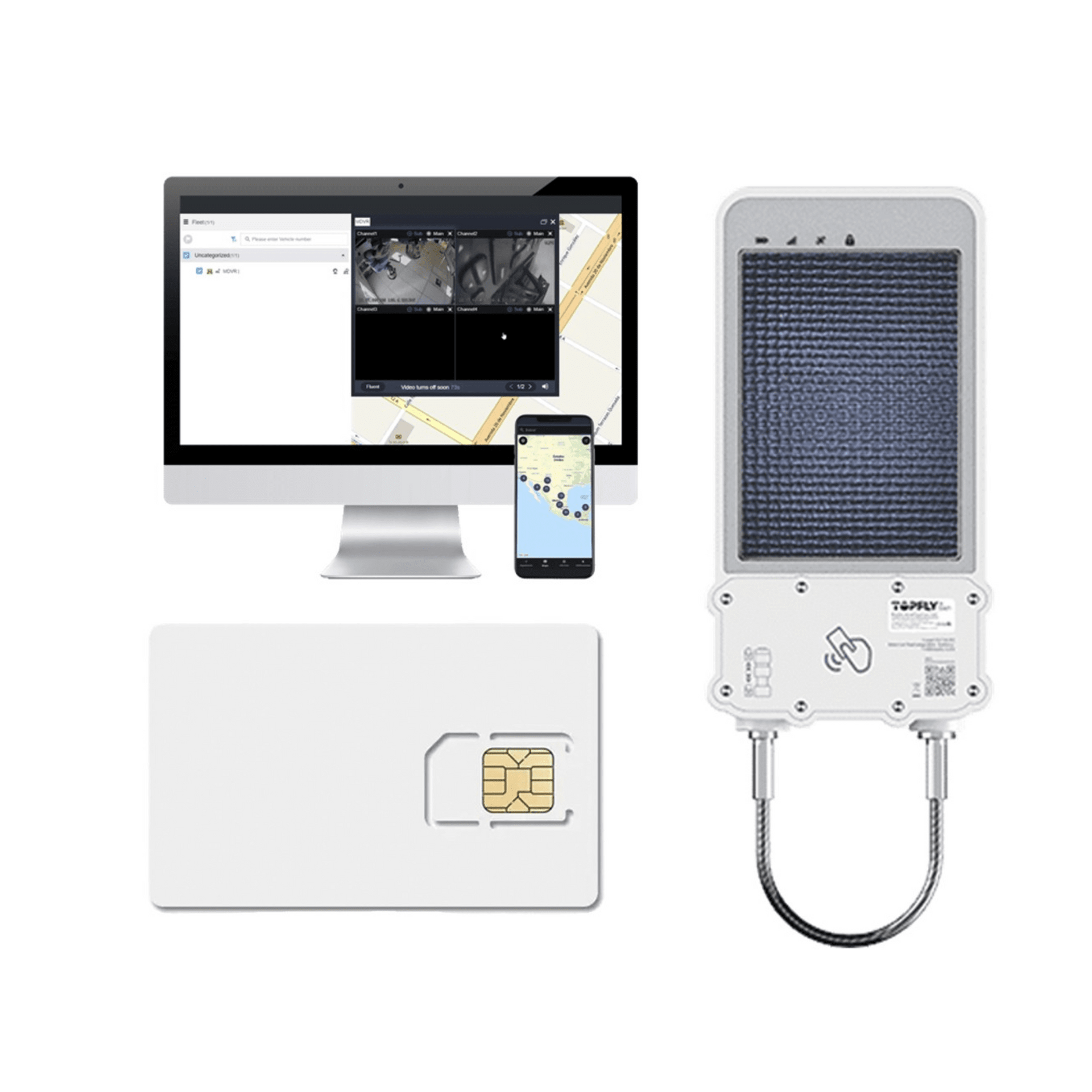 kIT Cerradura Inteligente GPS con EnergÃ­a Solar / SolarGuardX 100 / Seguimiento de Activos LTE Cat-M1 / Desbloqueo por RFID BLE OTA / Impermeable IP67 / DetecciÃ³n de Movimiento / BaterÃ­a 14400mAh / + EPCOMGPSANUAL + SIM500MB2Y