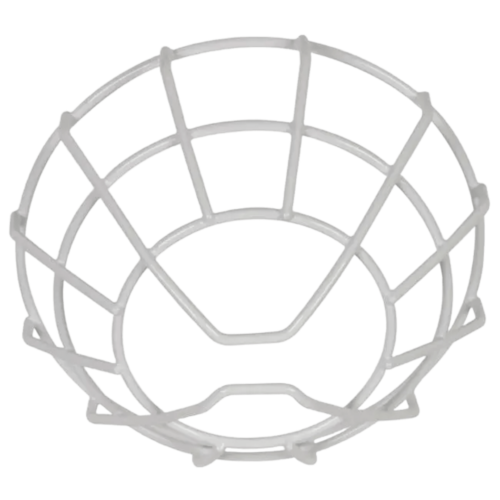 Protector De Rejilla Anti Vandalismo Y Golpes Accidentales, Color Blanco, Para Sirenas/Estrobos/Bocinas System Sensor, Montaje a Ras en Techo, 8.26"Altox8.26"Anchox3.54"Profundidad