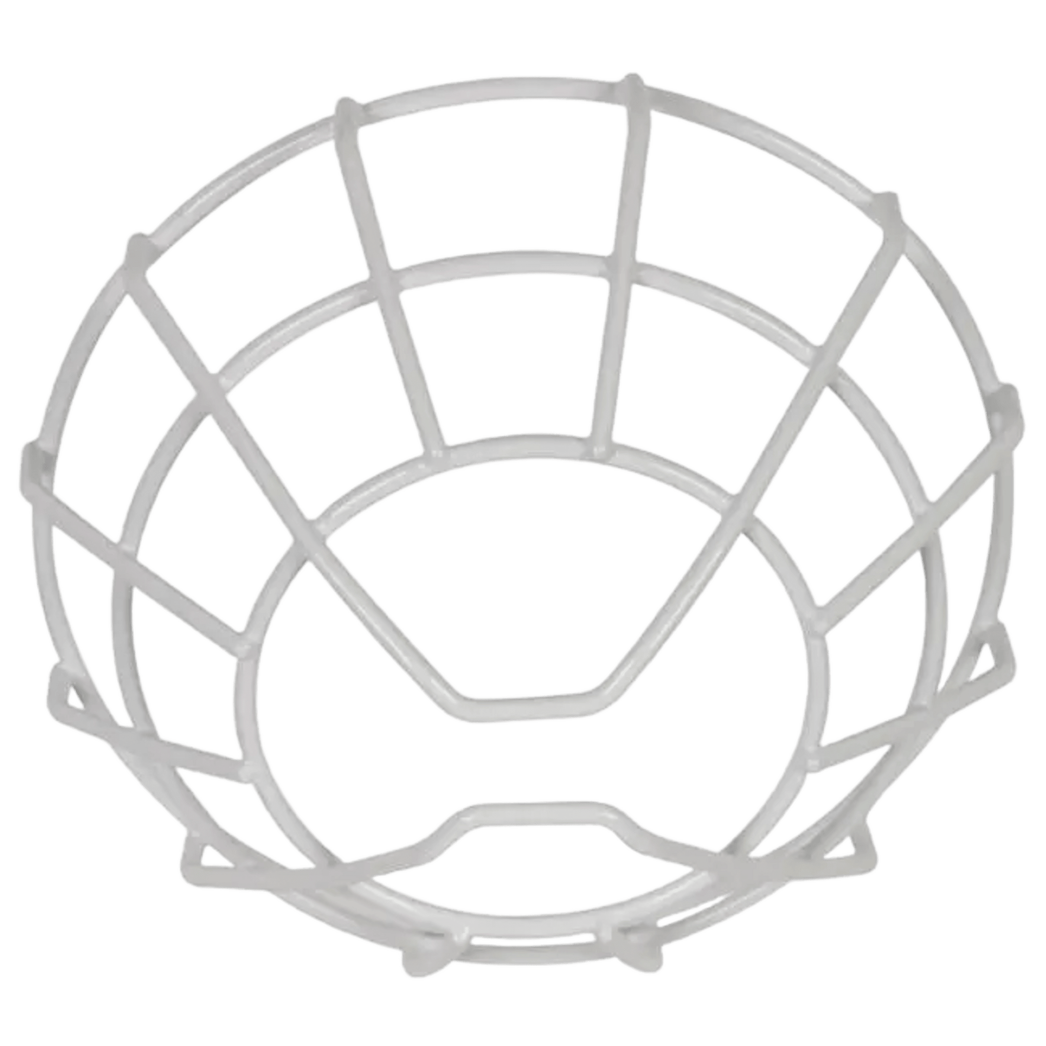 Protector De Rejilla Anti Vandalismo Y Golpes Accidentales, Color Blanco, Para Sirenas/Estrobos/Bocinas System Sensor, Montaje a Ras en Techo, 8.26"Altox8.26"Anchox3.54"Profundidad