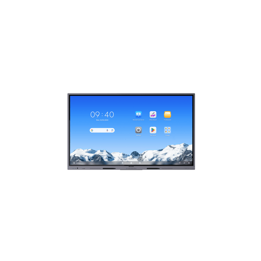 Pantalla Interactiva Touch de 75" Android 14 / Google Suite Preinstalado con Certificación EDLA / Resolución 4K / Bocinas Integradas / Entradas HDMI y VGA / Incluye 2 Lápices para Escribir