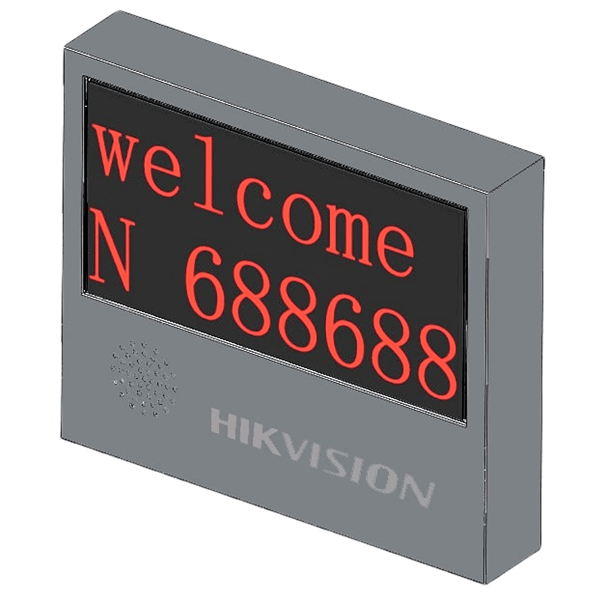 Pantalla LED Exterior de Entrada y Salida / 2 LÃ­neas / 8 Caracteres / 2 Colores / ResoluciÃ³n 64x32 / IP54