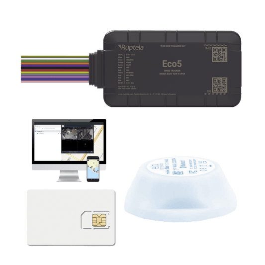 Dispositivo de Rastreo Vehicular / Conectividad LTE Cat1 y LTE-M / BLE 5.0 / GNSS U-blox / Carcasa IP54 / BaterÃ­a Interna de Respaldo / Detecta Interferencias