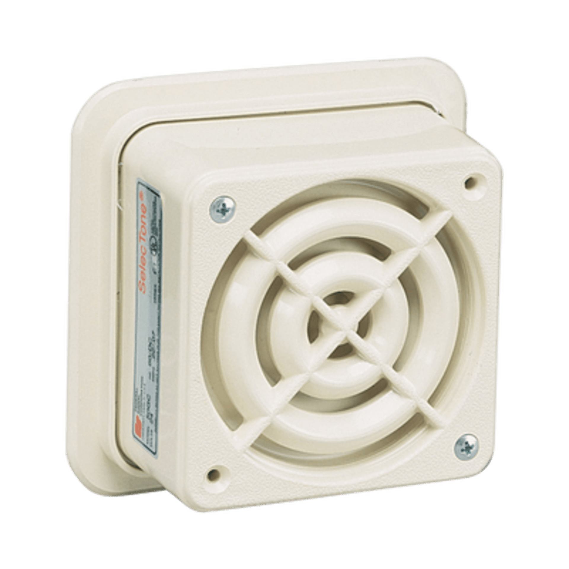 Altavoz amplificado Selectone, UL y cUL, 24 Vcd, montaje en superficie