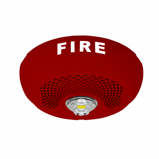 BOC C/LAMP ESTROBOSCOPICA tipo LED MONT EN TECHO CLR ROJO